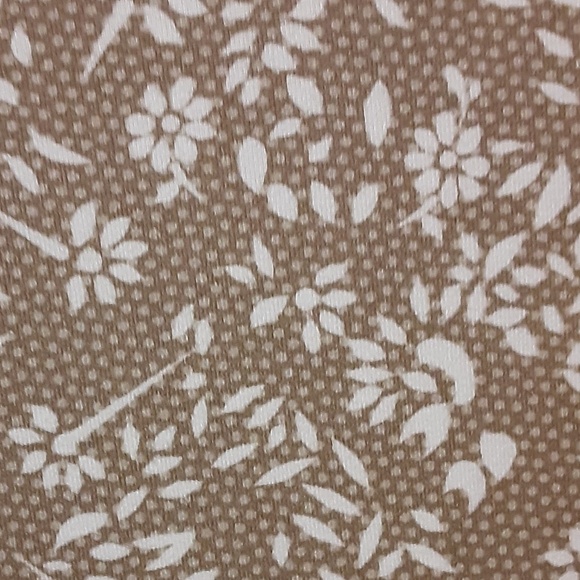 Tan & White V-Neck Pullover Dress - Picture 3 of 6